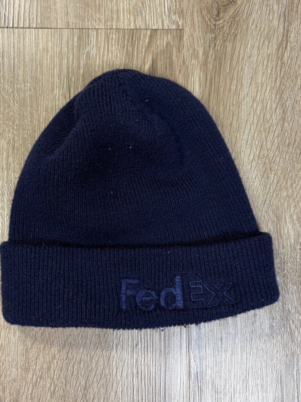 Fedex‎ Beanie Fleece Blue Navy Winter Fall Spring Hat Warm